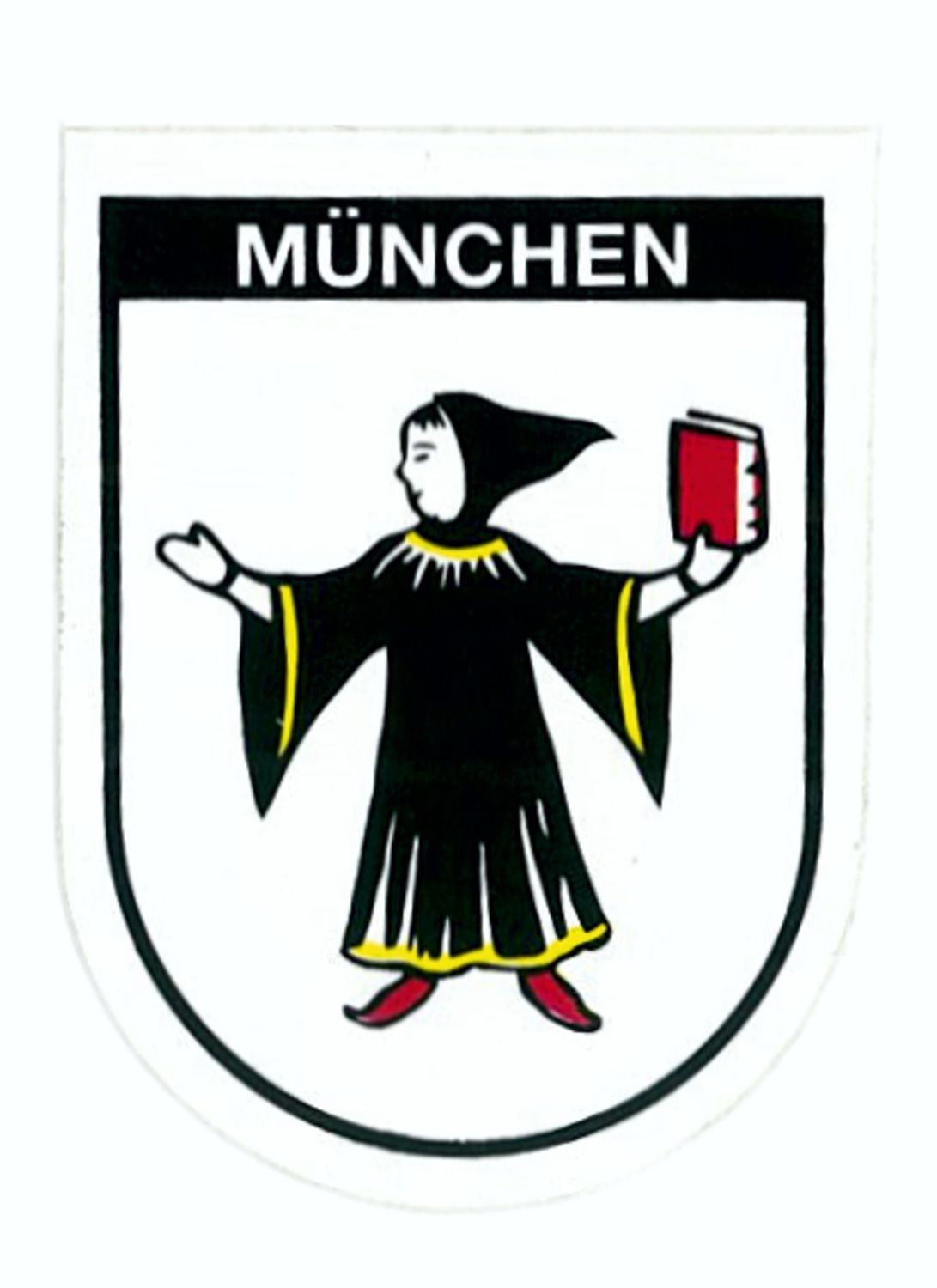 Aufkleber Wappen München 60 x 45 mm schneller Versand innerhalb